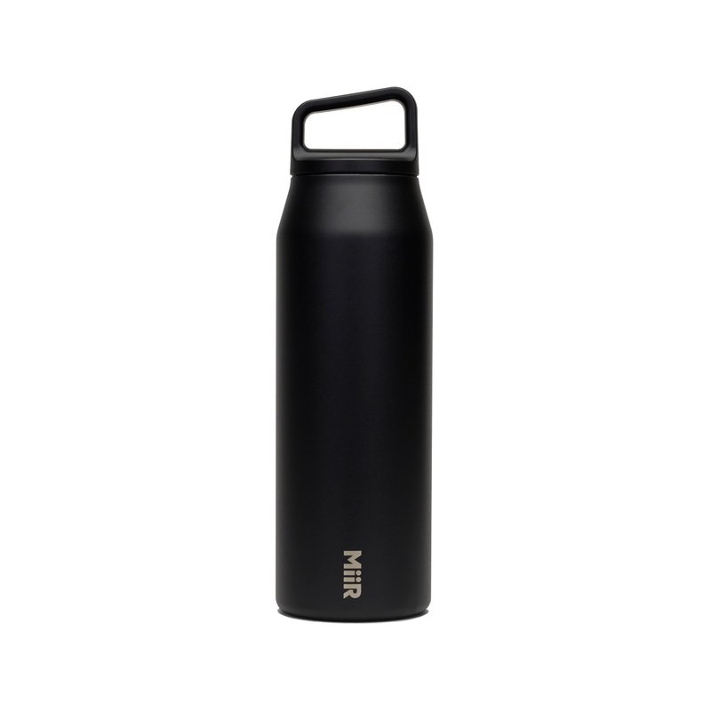 MiiR Vacuum-Insulated (stays hot/cold) Wide Mouth Bottle 32oz/946ml  Black - กระบอกน้ำร้อน - สแตนเลส สีดำ