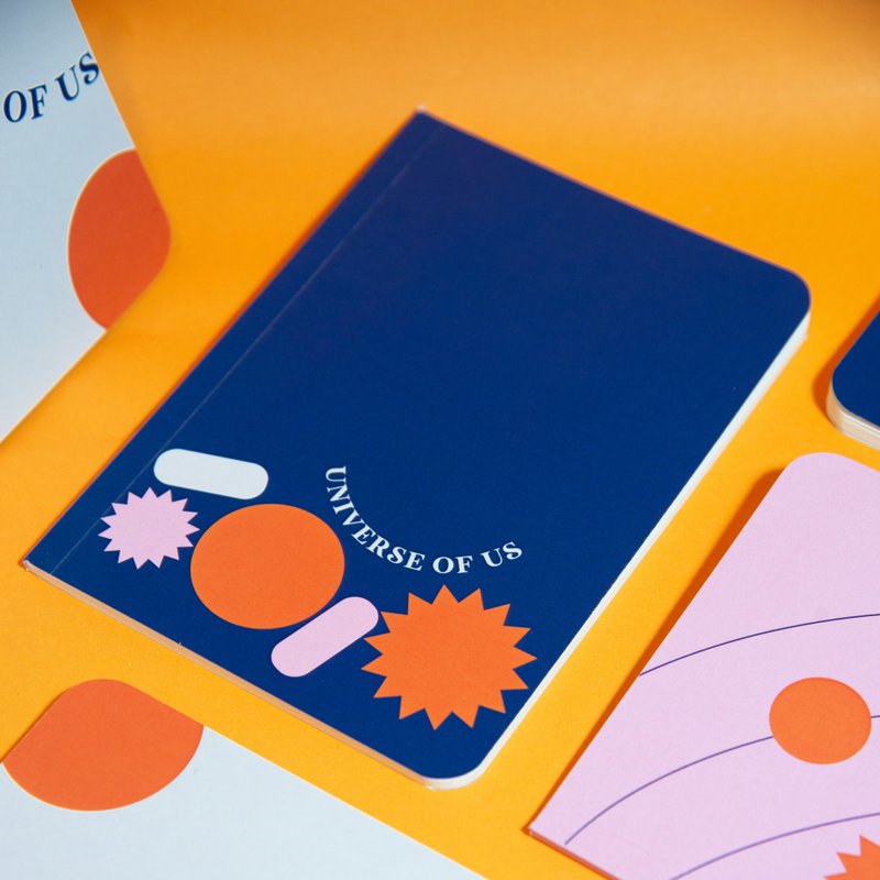 Notebook Universe of Us (Navy) - 筆記本/手帳 - 紙 