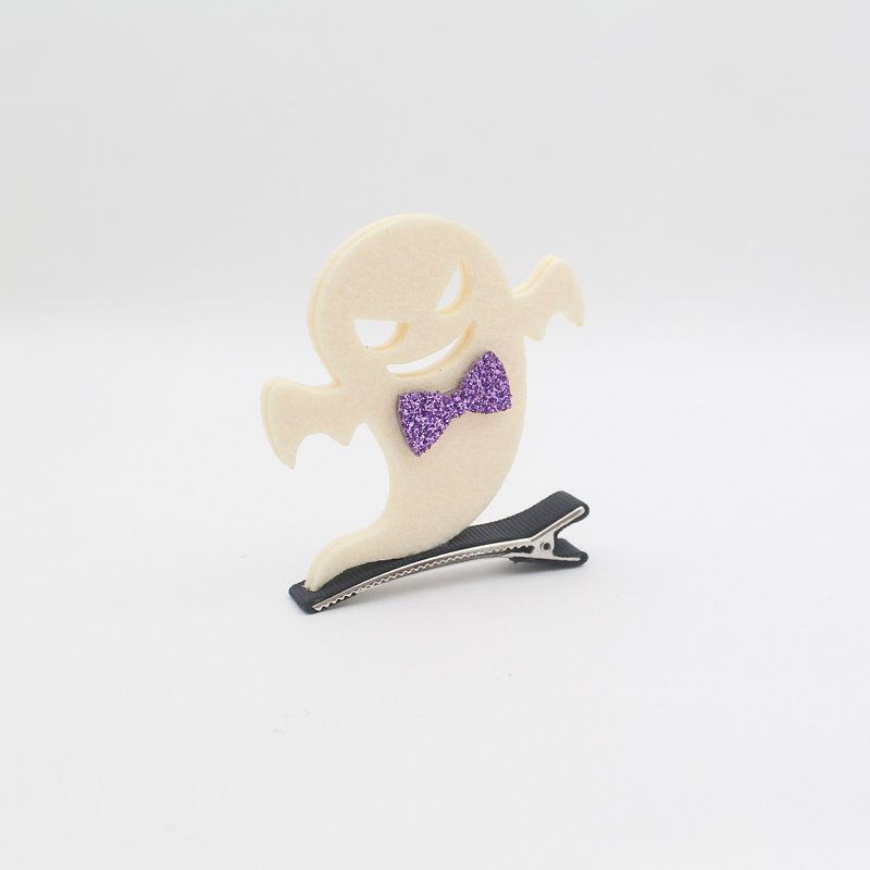 Halloween Little ghost  hairpin - 髮圈/髮夾 - 其他材質 紫色
