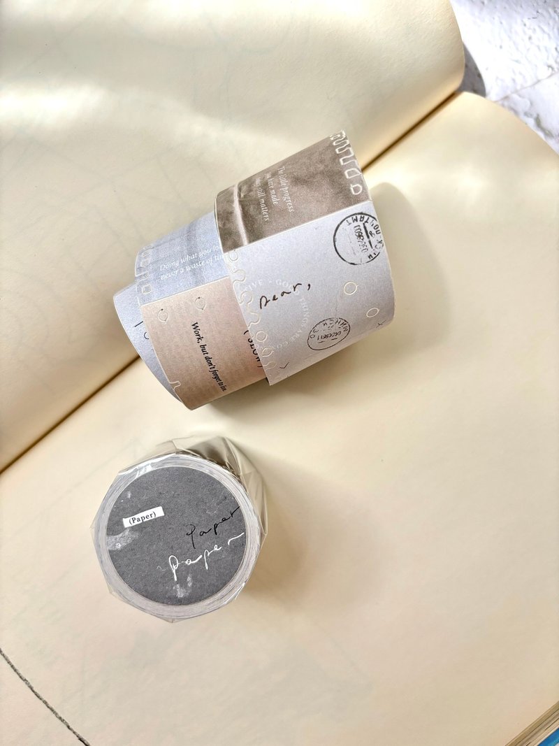 Paper / 4.5cm molded paper tape (cut type) - Washi Tape - Paper 