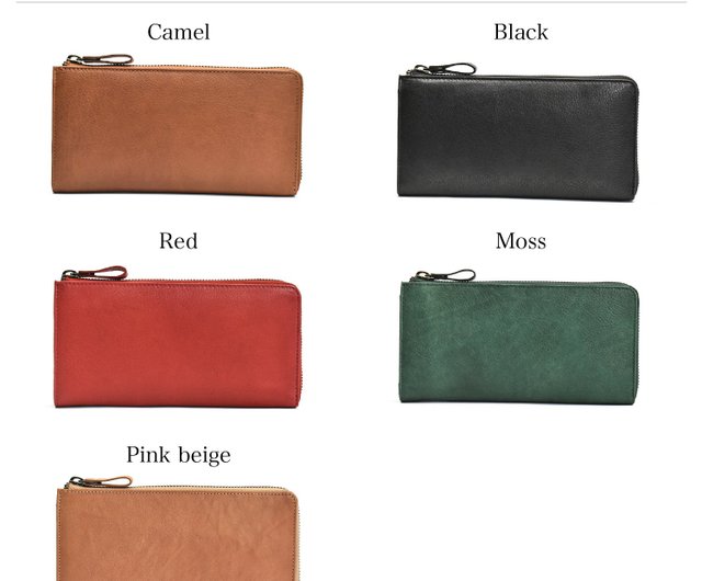 TIDY High Quality Soft Nume Leather Purse Organize the Inside of