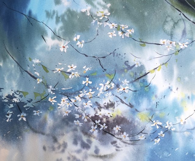 春の香り(水彩画) 春の香り フリージア - 【公式】水彩画家・峯田敏幸のホームページ