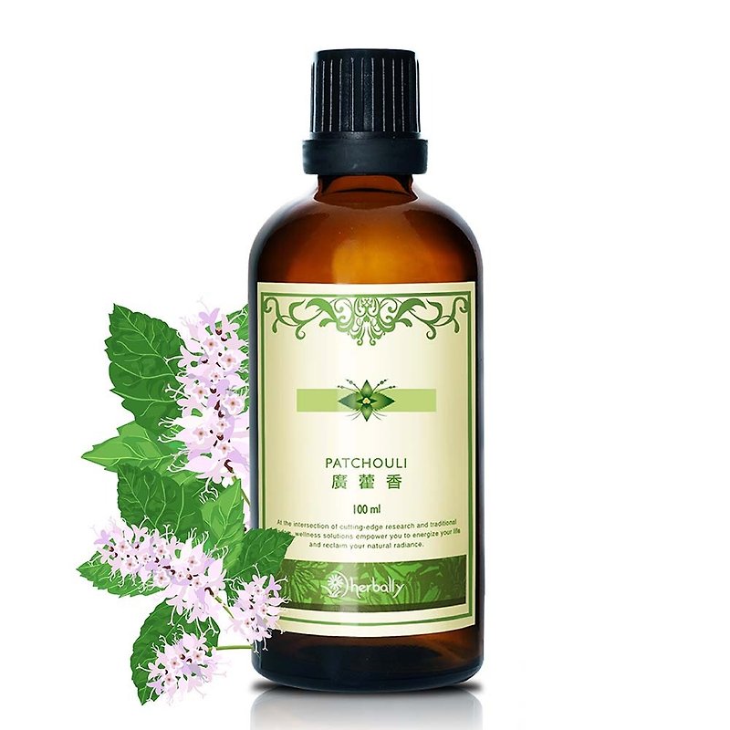 [Herbal True Feelings] Patchouli Pure Essential Oil (100ml) (P3963353) - Fragrances - Plants & Flowers Green