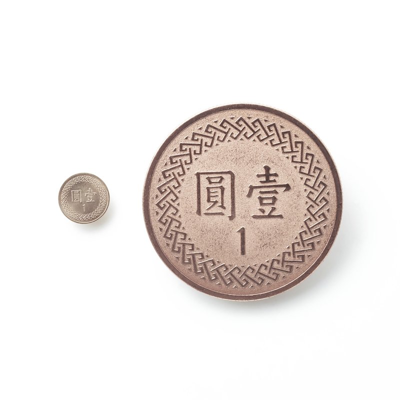 2025新春限定－超大壹圓硬幣(招財爆款-壹圓復始包裝) - 紅包袋/春聯 - 其他材質 
