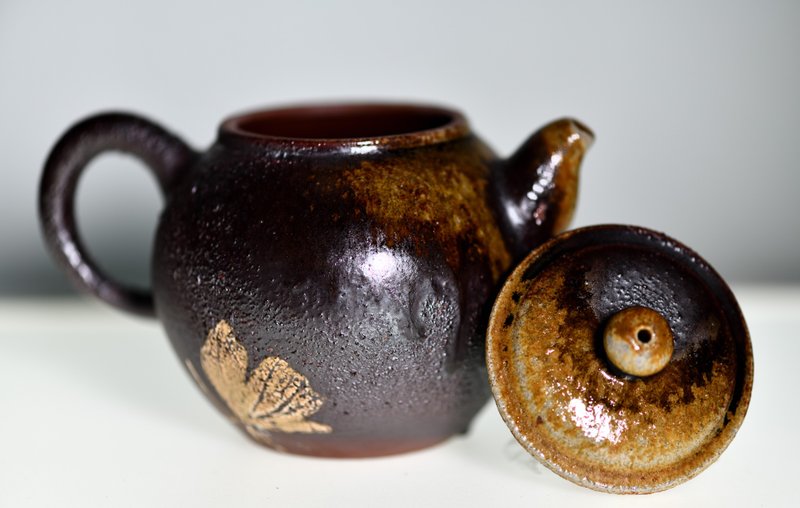【林映汝】蝴蝶的獨白 - 茶壺/茶杯/茶具 - 陶 咖啡色