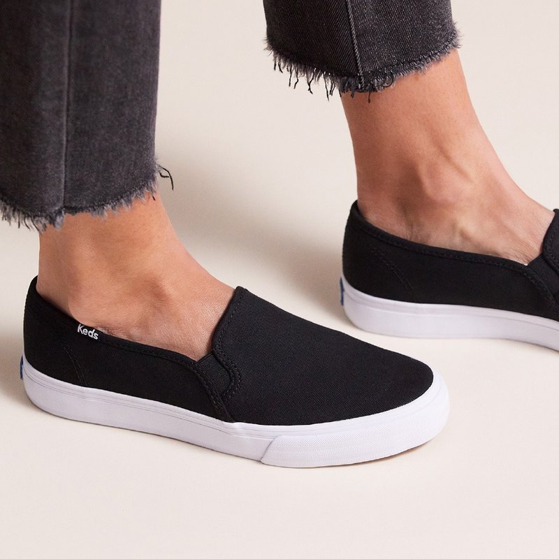 KEDS DOUBLE DECKER CANVAS 經典懶人帆布便鞋 WF63480 - 女休閒鞋/帆布鞋 - 其他材質 