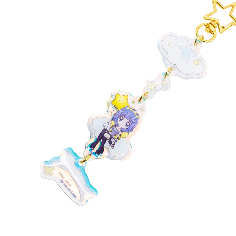 PRISM プリズム 2nd Anniversary - P Zi and Diedie Magic Clouds Multi-section Keychain - Diedie - ที่ห้อยกุญแจ - อะคริลิค หลากหลายสี