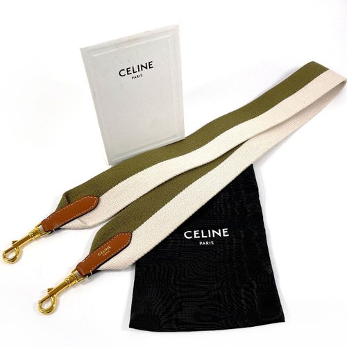 日本直送 中古美品】セリーヌ CELINE ショルダーストラップ カメラ