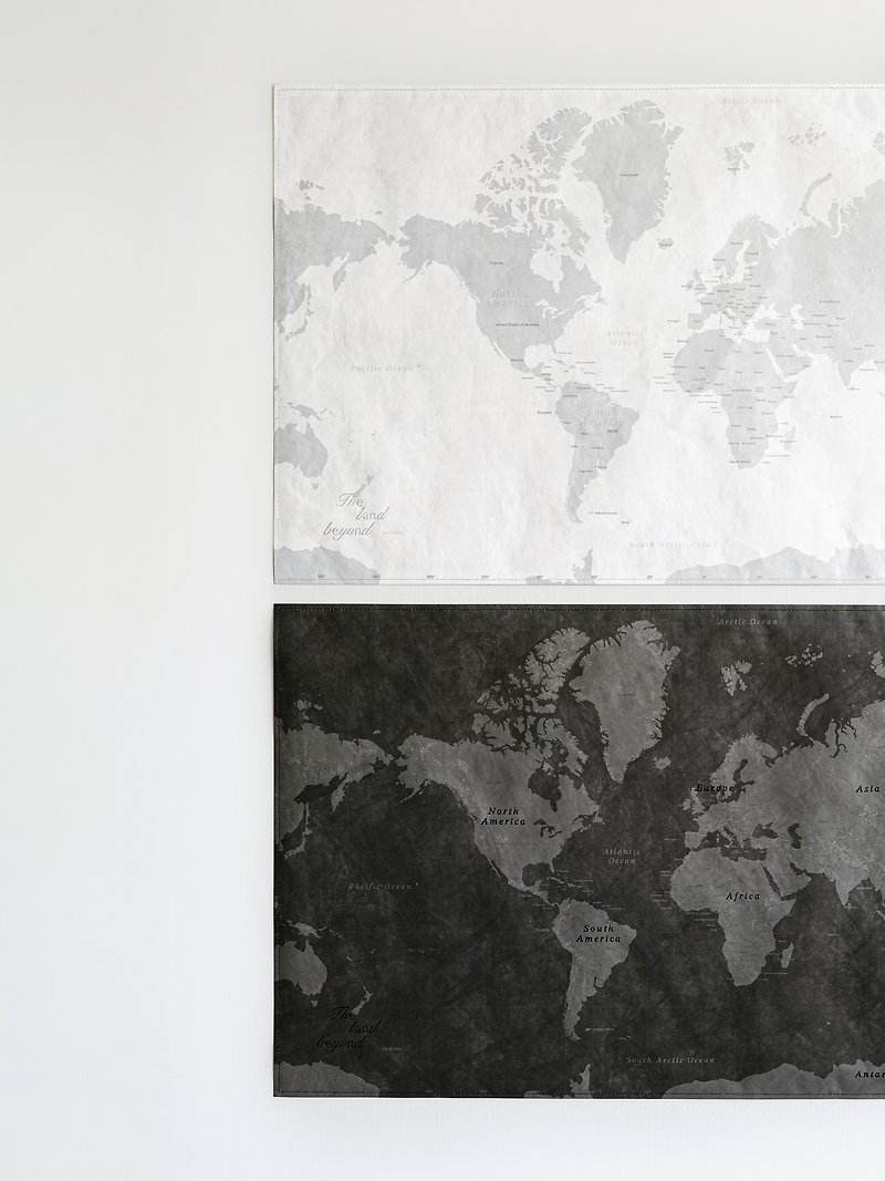 世界地図・その先の大地 - 地図 - 紙 