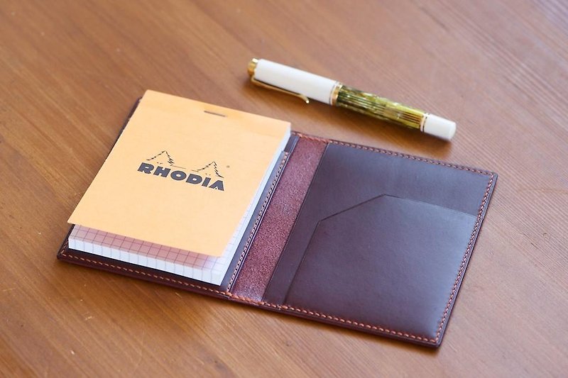 Rodia No. 12 leather cover - Notebooks & Journals - Genuine Leather Red