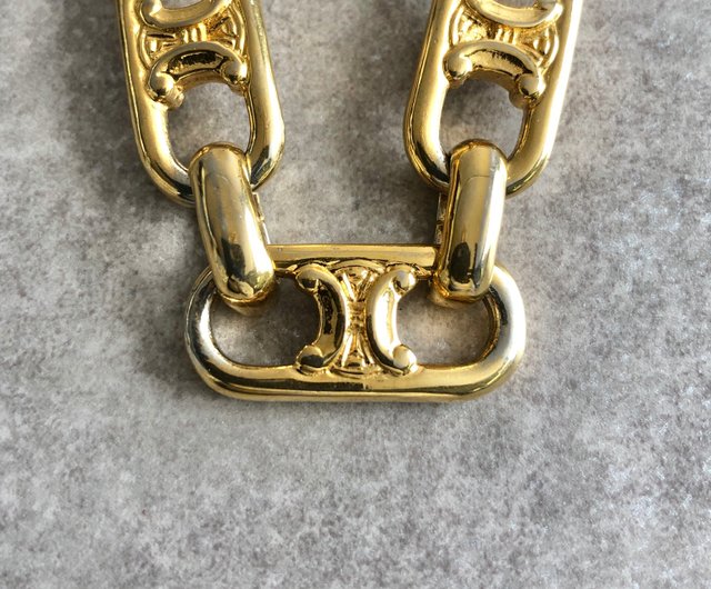 日本直送 名牌中古包 】CELINE セリーヌ ブレスレット ゴールド