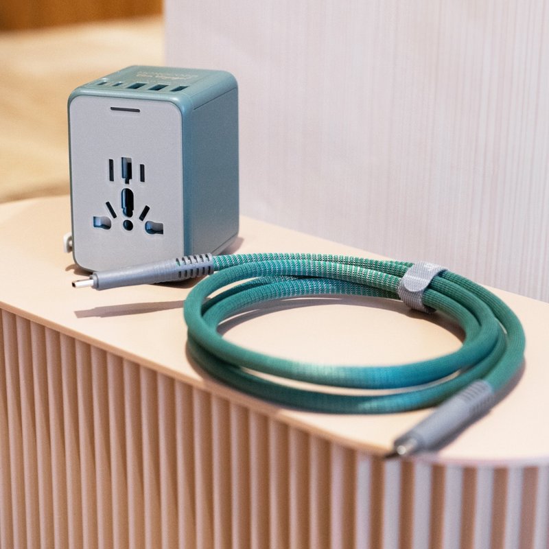 For Hong Kong Only - Comfy Travel Electric Set - Green - Chargers & Cables - Other Materials Green