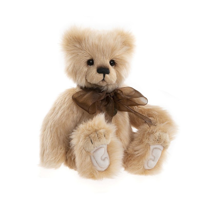 Dewey 手工製作精緻動物玩偶 Bear 泰迪熊 熊 - 玩偶/公仔 - 聚酯纖維 金色
