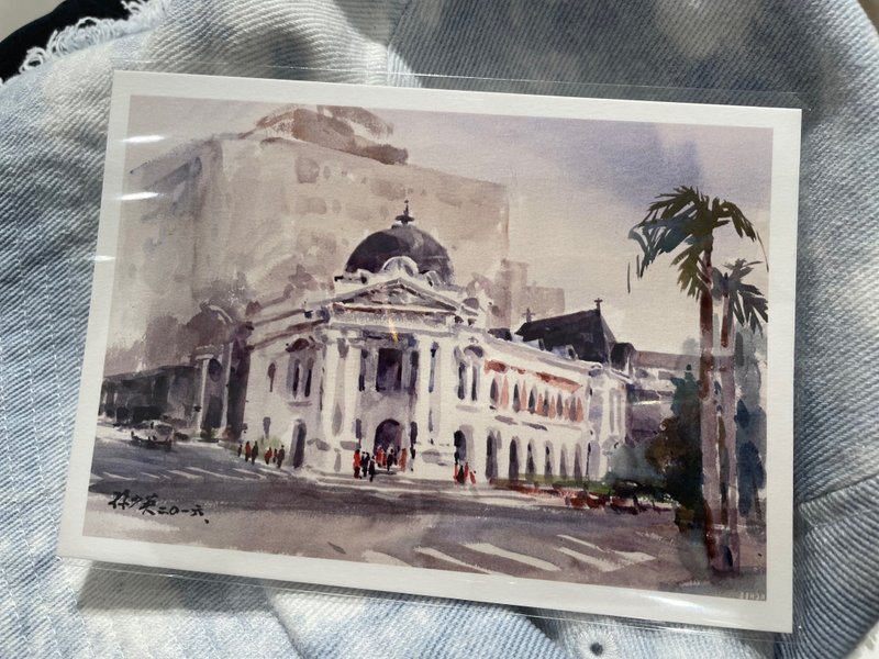 Taichung City Hall - Sun Shaoying's Taichung postcard - Cards & Postcards - Paper Multicolor