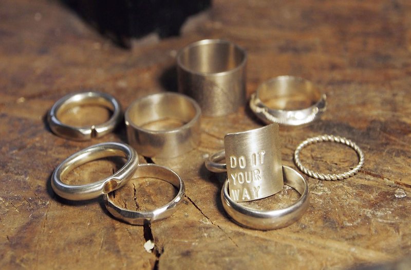 Single Lap Silver Ring Metalworking Experience Class August Offer - Metalsmithing/Accessories - Sterling Silver 