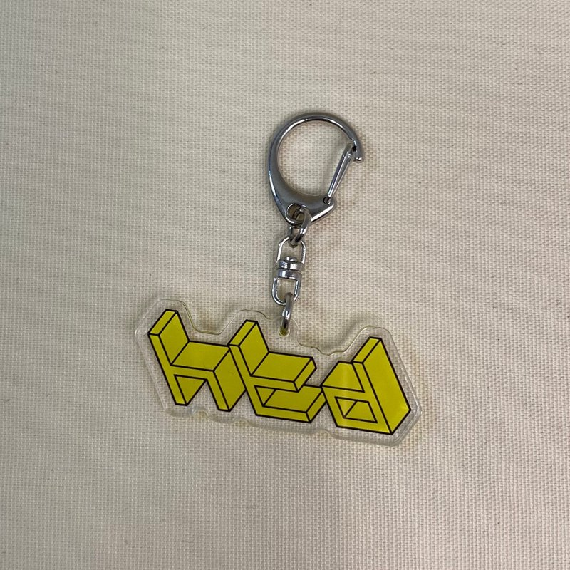 Acrylic Keychain - Keychains - Acrylic Yellow