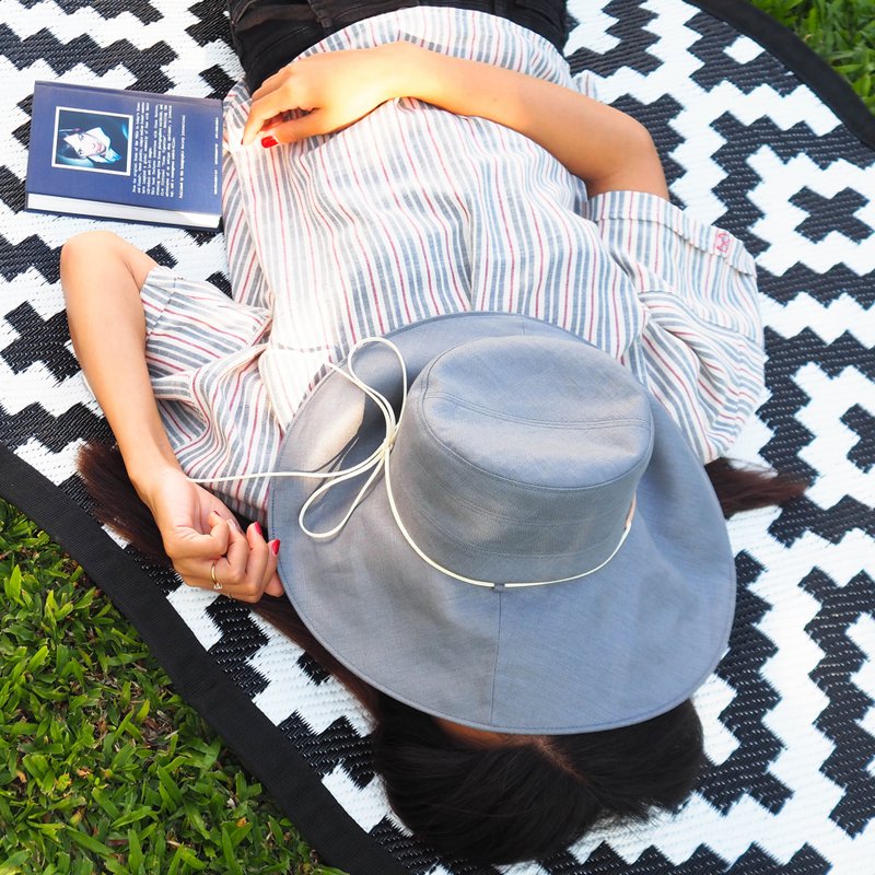 Linen Sun Hat - Hats & Caps - Cotton & Hemp Multicolor