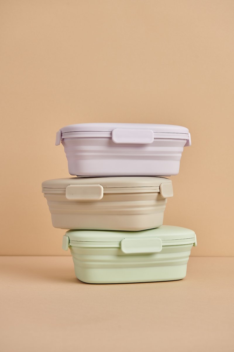 hako kubkang collapsible bowl with 1 compartment - Lunch Boxes - Other Materials 