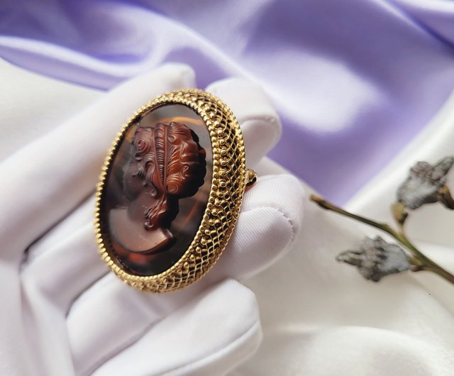 カメオアンティークニューヨークアメリカヴィンテージ