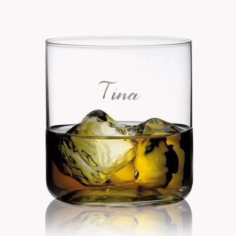 390cc【Nude】薄款威士忌杯 - 酒杯/酒器 - 玻璃 橘色