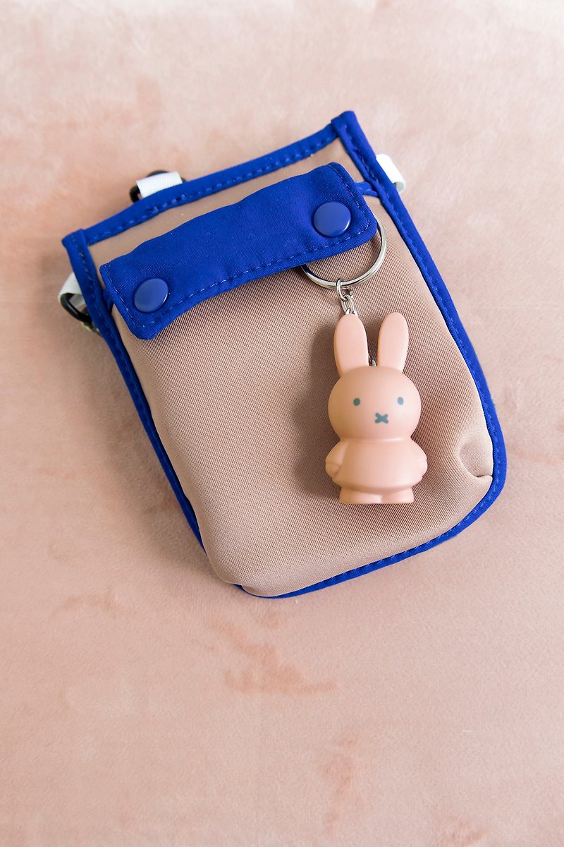 Miffy Morandi Doll Key Ring Charm - Light Pink - Keychains - Other Materials Pink