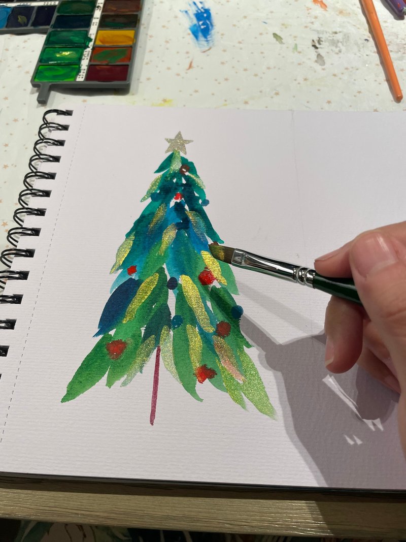 Limited Christmas period—Christmas card DIY - วาดภาพ/ศิลปะการเขียน - กระดาษ 