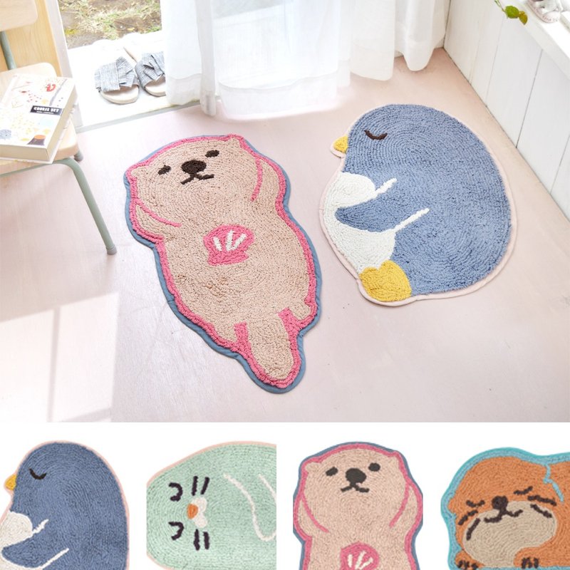 [Spot] [Reservation] Made in India Sleeping Sea Animal Carpet - พรมปูพื้น - ผ้าฝ้าย/ผ้าลินิน หลากหลายสี