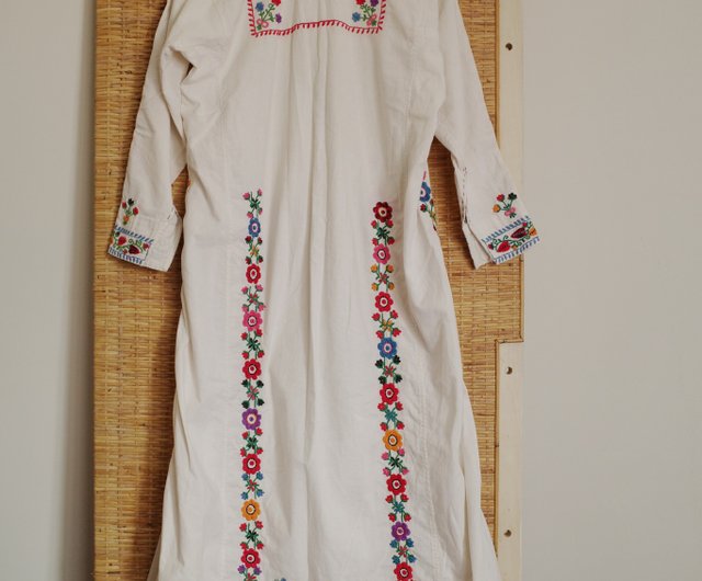 Vintage Bedouin ベドウィン刺繍ワンピース パレスチナ
