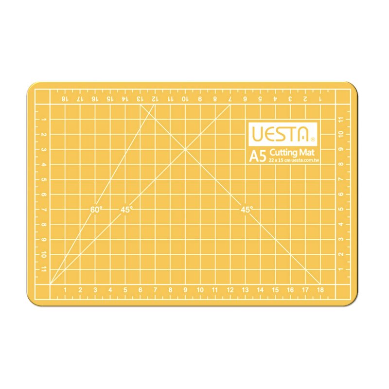 A5 yellow custom environmentally friendly cutting pad student desk mat office stationery school office design gift gift - Other - Plastic Yellow