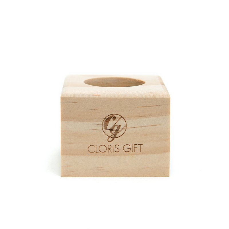 Bottle Series [Wood Base Base Purchase] - Cloris Gift Glass Flower - Plants - Wood 