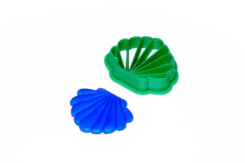 Cutter seashell (ver. 4). Clay Cutter Set. Jewelry tools. Clay cutters set.