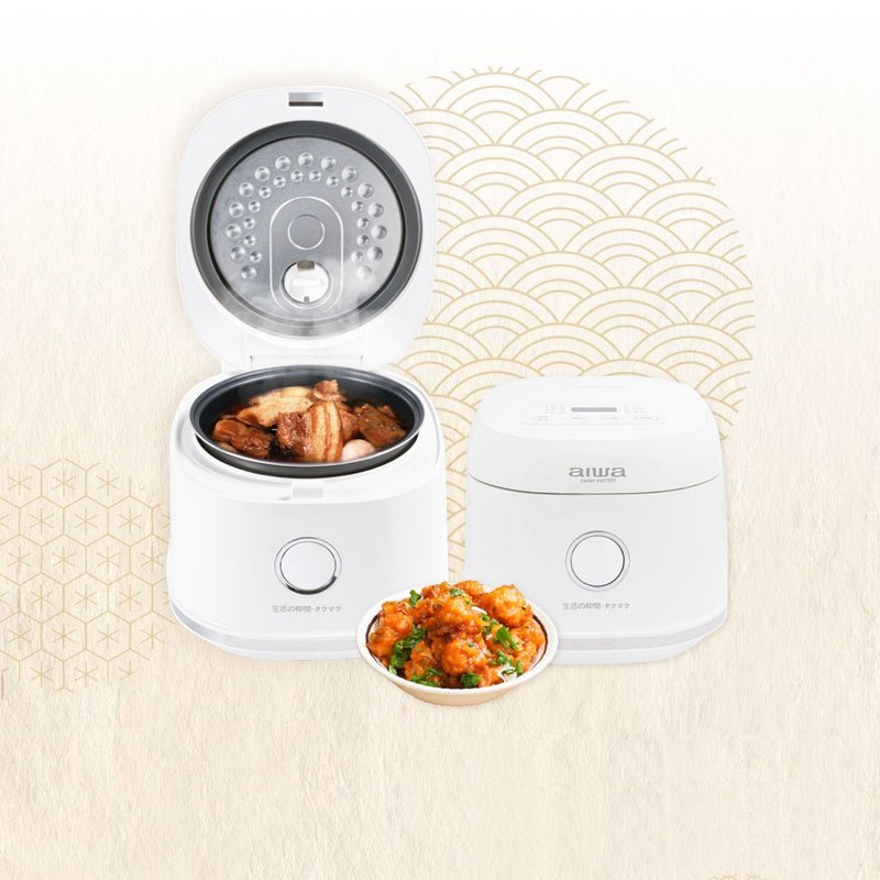 【AIWA】 愛華 3L 微電腦多功能電子鍋 RC-6 II - 廚房家電 - 其他材質 白色