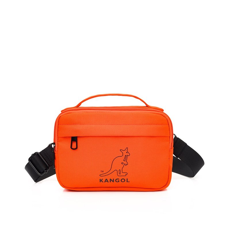 KANGOL Kangaroo Colorful Small Side Bag-Orange - Messenger Bags & Sling Bags - Polyester 