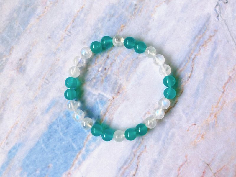 (Exclusive Customized) Moonstone Tianhe Stone Bracelet - Bracelets - Crystal 