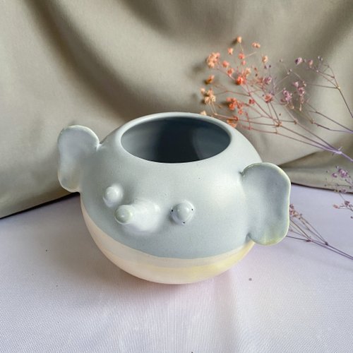 陶芸　手作り陶器　花入れ 植木鉢 花入 陶芸 手作り陶器 - ショップ ツーもち-陶磁器 観葉