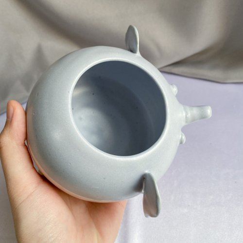 陶芸　手作り陶器　花入れ 花入 花瓶 陶芸 手作り陶器 - ショップ ツーもち-陶磁器 花瓶