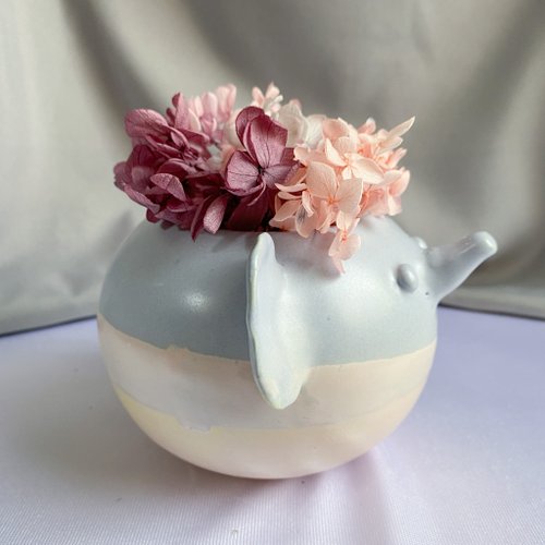陶芸　手作り陶器　花入れ 植木鉢 花入 陶芸 手作り陶器 - ショップ ツーもち-陶磁器 観葉