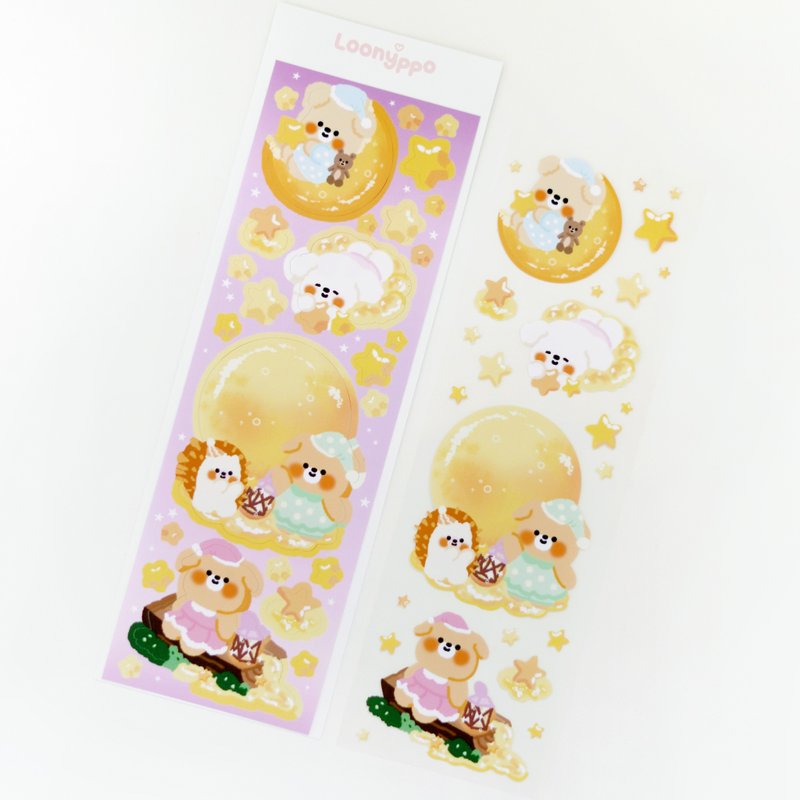 Starlight floor sticker - 貼紙 - 紙 多色