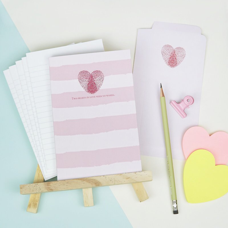 Love Print - Craftbook Maker (Bind Your Own Notebook Kit) -Bookbinding kit - Wood, Bamboo & Paper - Paper 