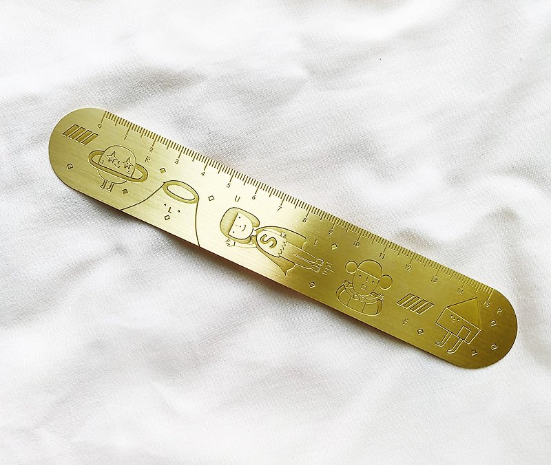 Party - Brass Ruler - Other - Copper & Brass Gold