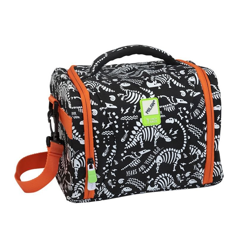 Picnic Essentials_Insulation Cooler Bag (Large)_Dinosaur Paradise__Xray say hey! - Camping Gear & Picnic Sets - Polyester Black