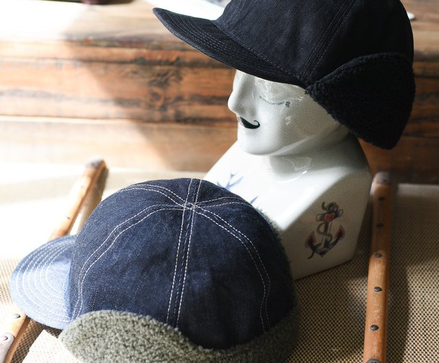 HIGHER Denim Hunter Cap - Shop GoYoung Vintage Hats & Caps - Pinkoi