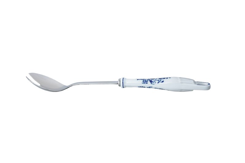 Prague High Castle Classic Salad Spoon-32CM/Western Tableware/Wedding/Mother's Day Gift - Cutlery & Flatware - Porcelain Silver