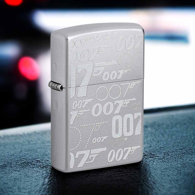 【ZIPPO官方旗艦店】James Bond007防風打火機 48735 - 其他 - 銅/黃銅 銀色
