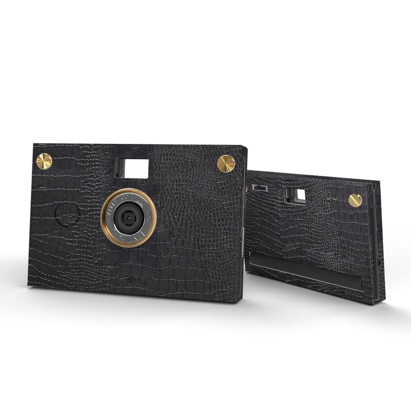 18MP Paper Shoot paper camera, Leather texture - Cameras - Paper Green