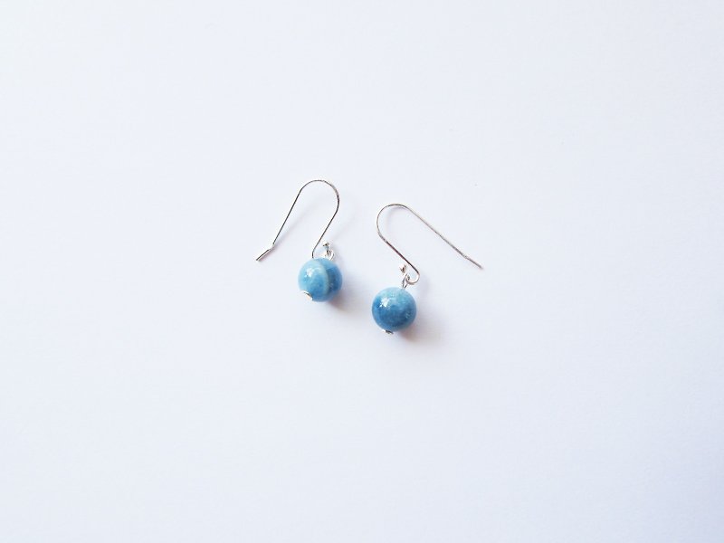 candy-blue earring - Earrings & Clip-ons - Gemstone Blue