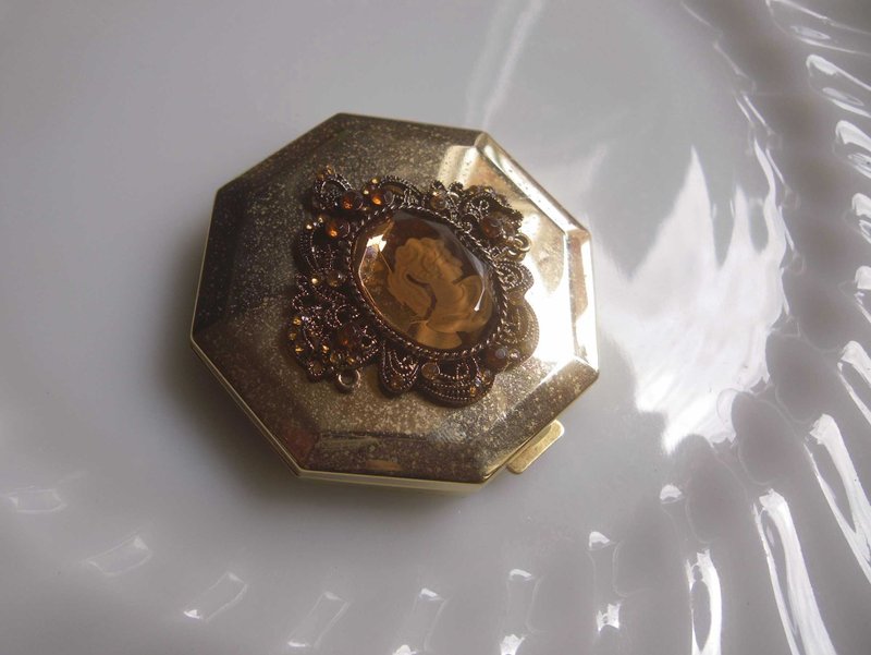 【老時光 OLD-TIME】早期隨身鏡盒 - 擺飾/家飾品 - 其他材質 