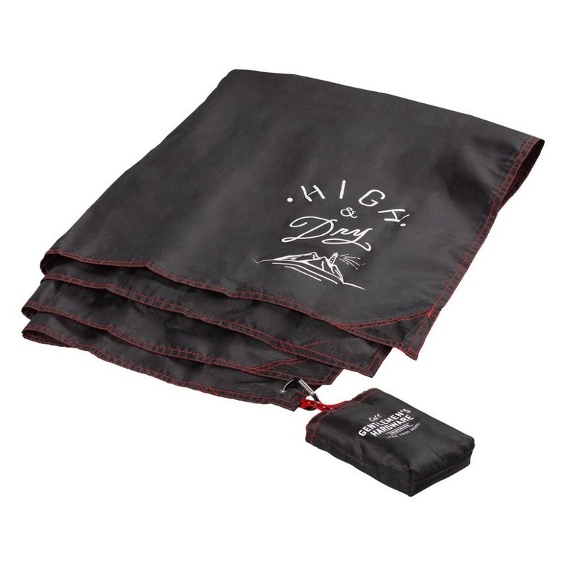 【Gentlemen's Hardware】隨身戶外防水防潮耐用地墊 - 露營用品 - 尼龍 灰色