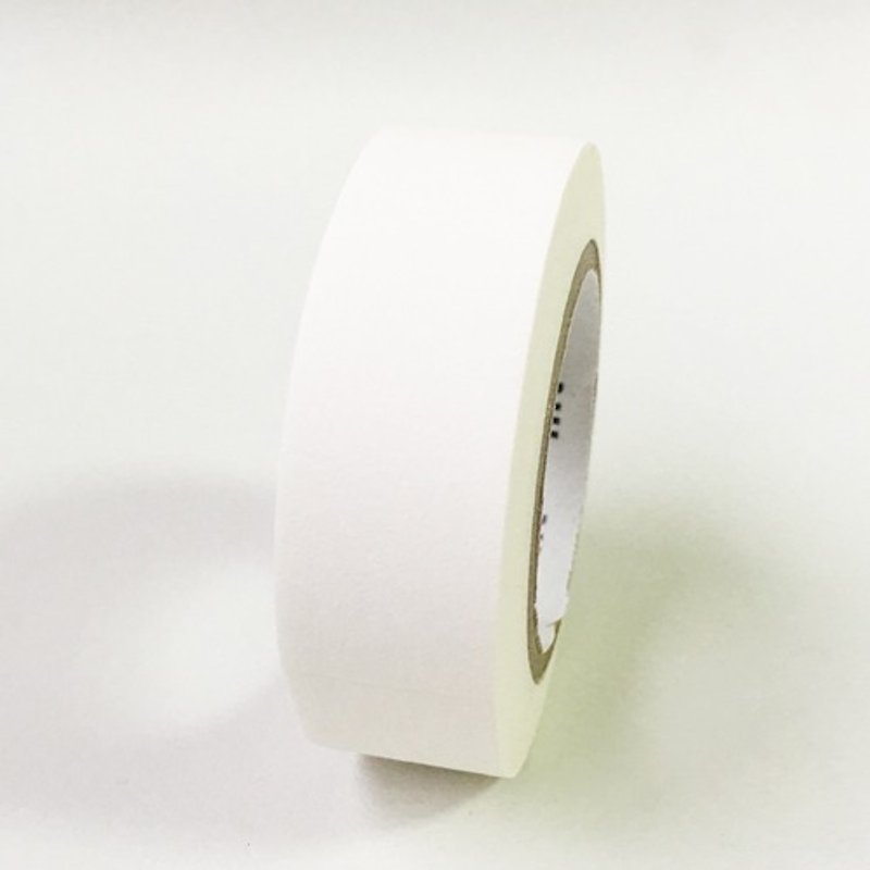 mt 和紙テープ ベーシック【無地・ホワイト（MT01P208）】 - マスキングテープ - 紙 ホワイト