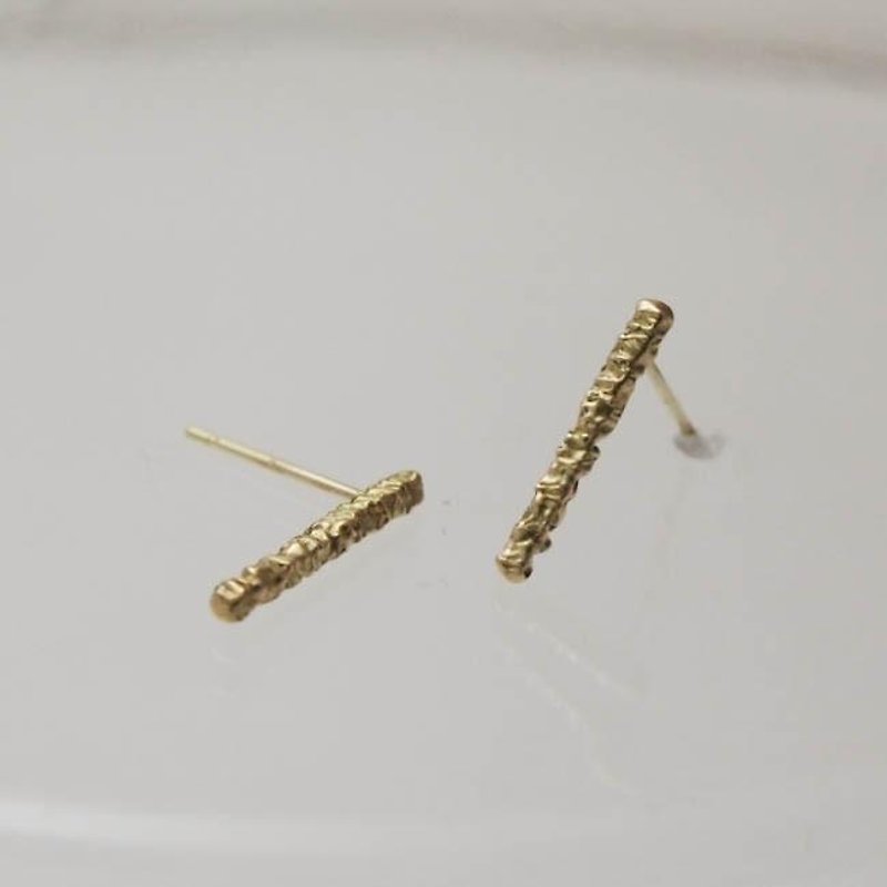 baras K18 earrings [FP188] - Earrings & Clip-ons - Other Metals Gold